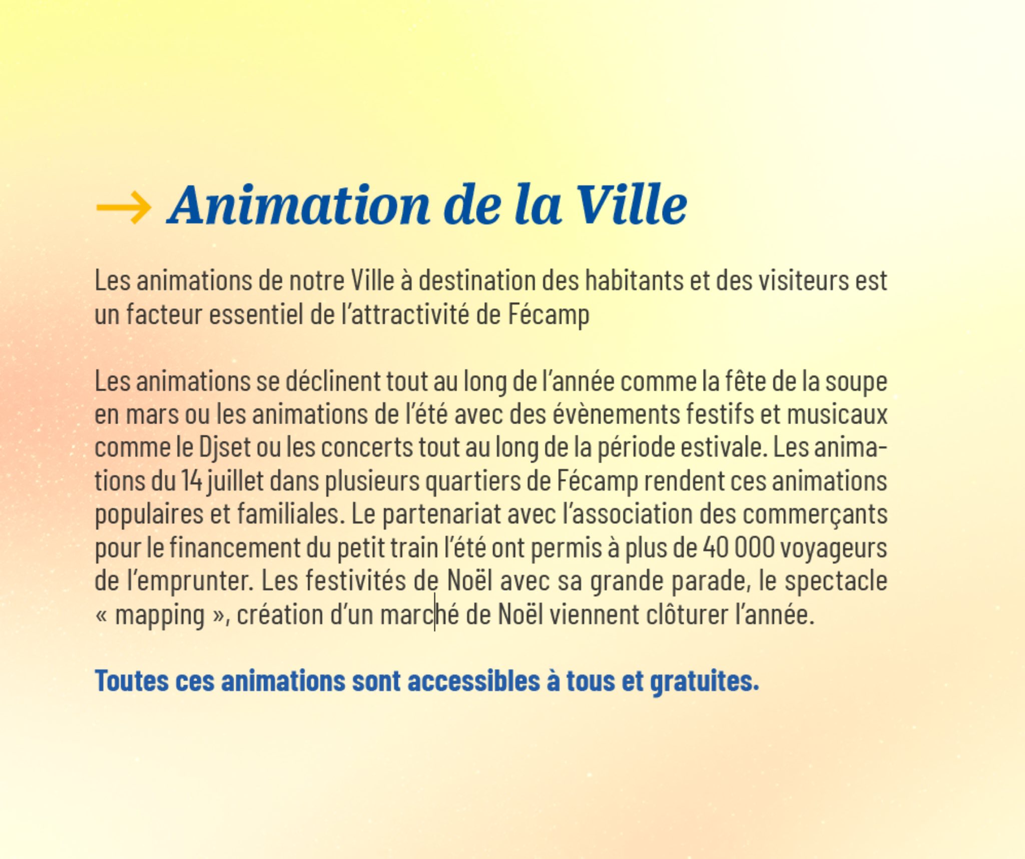programme David ROussel 2026 élection municipale Fécamp
