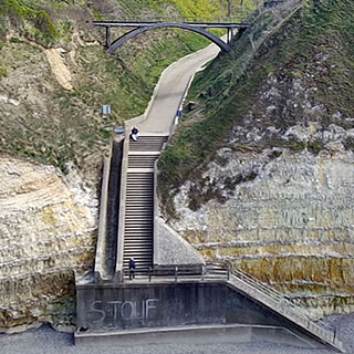 Valleuse de Grainval, (escalier de Grainval) Normandie
